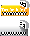 TAXI DELFT | TaxiDelft 015 & OMSTREKEN logo