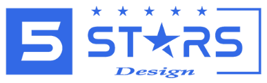5 Stars Design logo