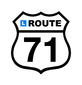 Route 71 logo