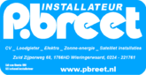 P. Breet installatie logo