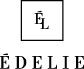 Édelie logo